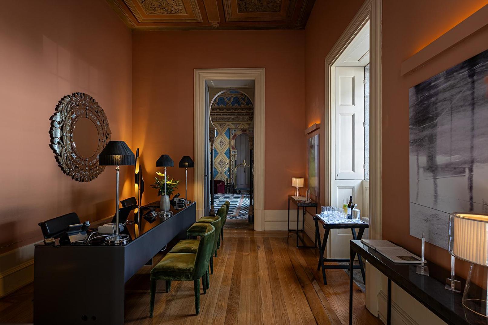 Pestana Palacio Do Freixo, Pousada & National Monument - The Leading Hotels Of The World Porto Exteriér fotografie The interior of the hotel