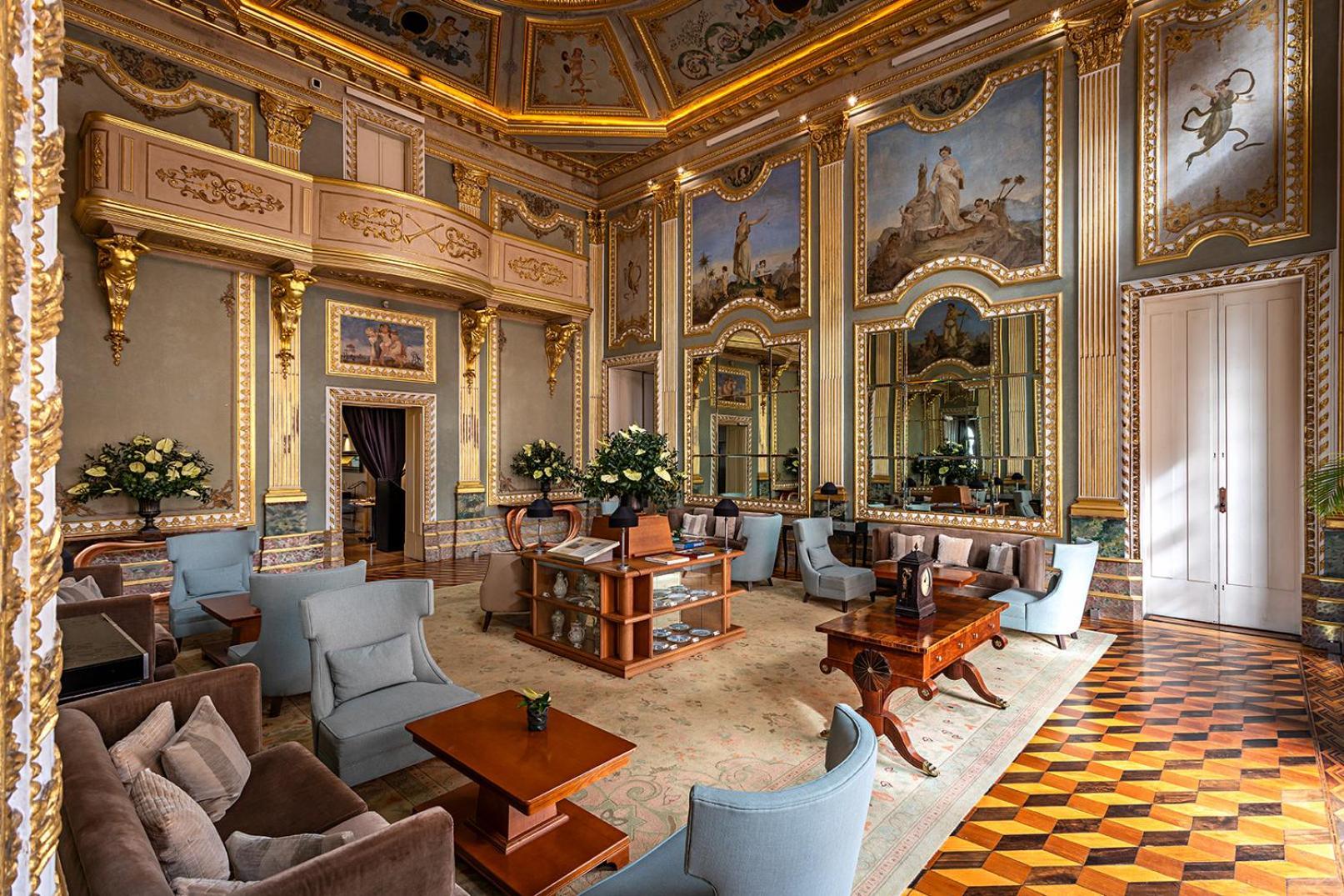 Pestana Palacio Do Freixo, Pousada & National Monument - The Leading Hotels Of The World Porto Exteriér fotografie The interior of the hotel