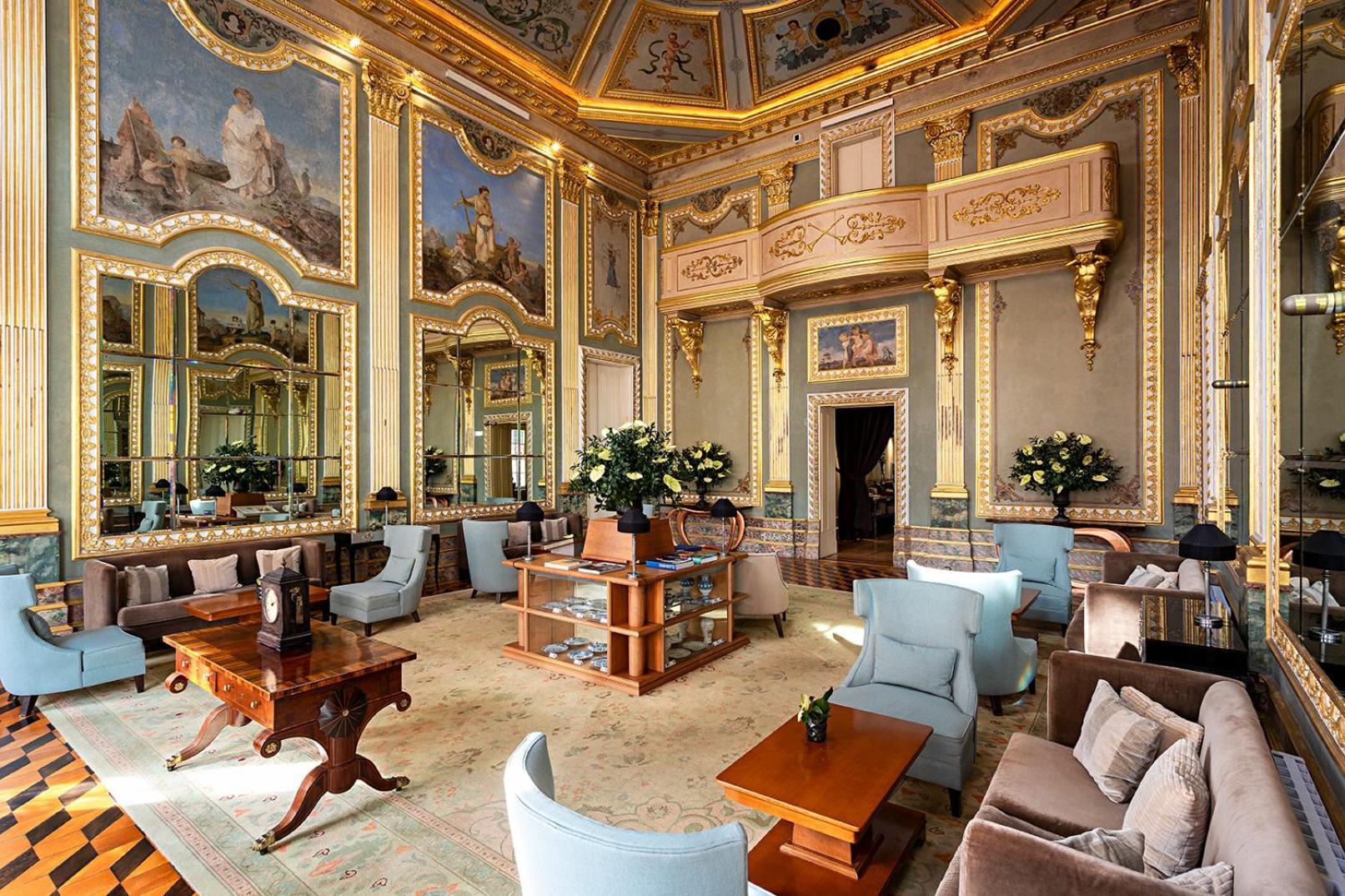 Pestana Palacio Do Freixo, Pousada & National Monument - The Leading Hotels Of The World Porto Exteriér fotografie The lobby